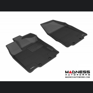 Nissan Pathfinder Floor Mats (Set of 2) - Front - Black by 3D MAXpider